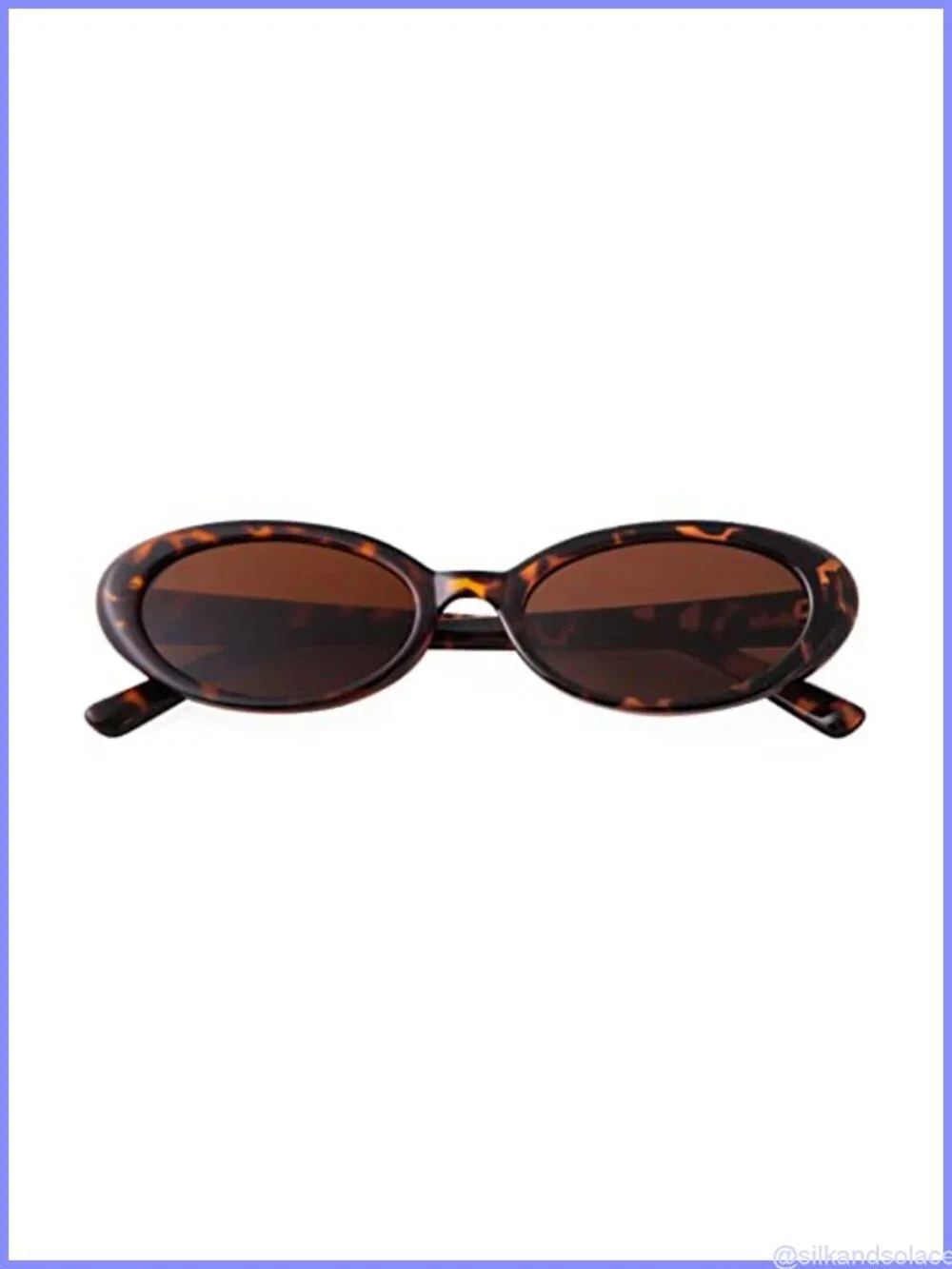 Retro Oval Sunglasses for Women UV400 Polycarbonate Small Face